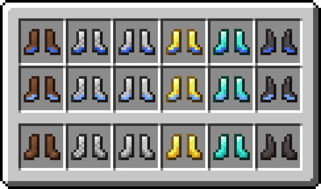 VEGE: Alternate Boots [OptiFine] — скриншот 1 (Текстуры, Minecraft)