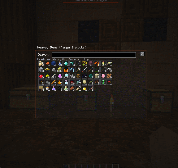 Find Nerby Items — скриншот 2 (Моды, Minecraft)