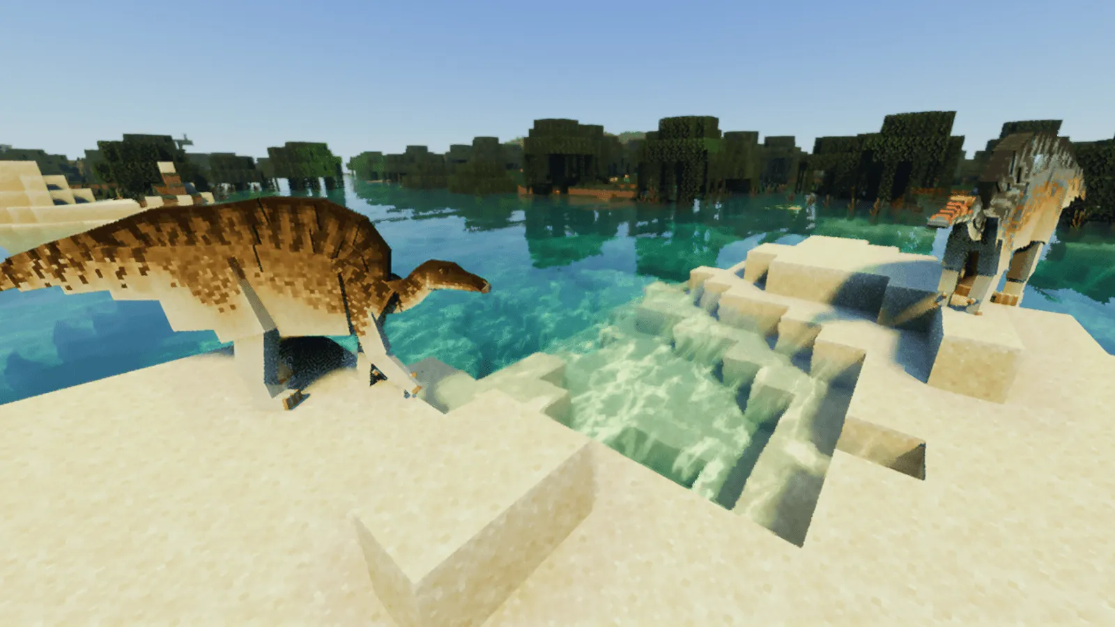 Jurassic lost — скриншот 1 (Модпаки, Minecraft)