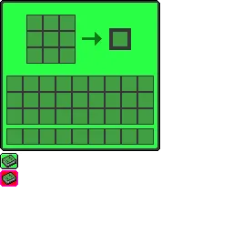 The green angular world, Текстуры, Minecraft