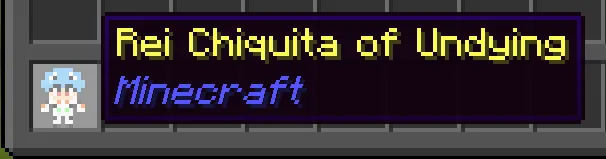 Rei Chiquita of Undying — скриншот 2 (Текстуры, Minecraft)