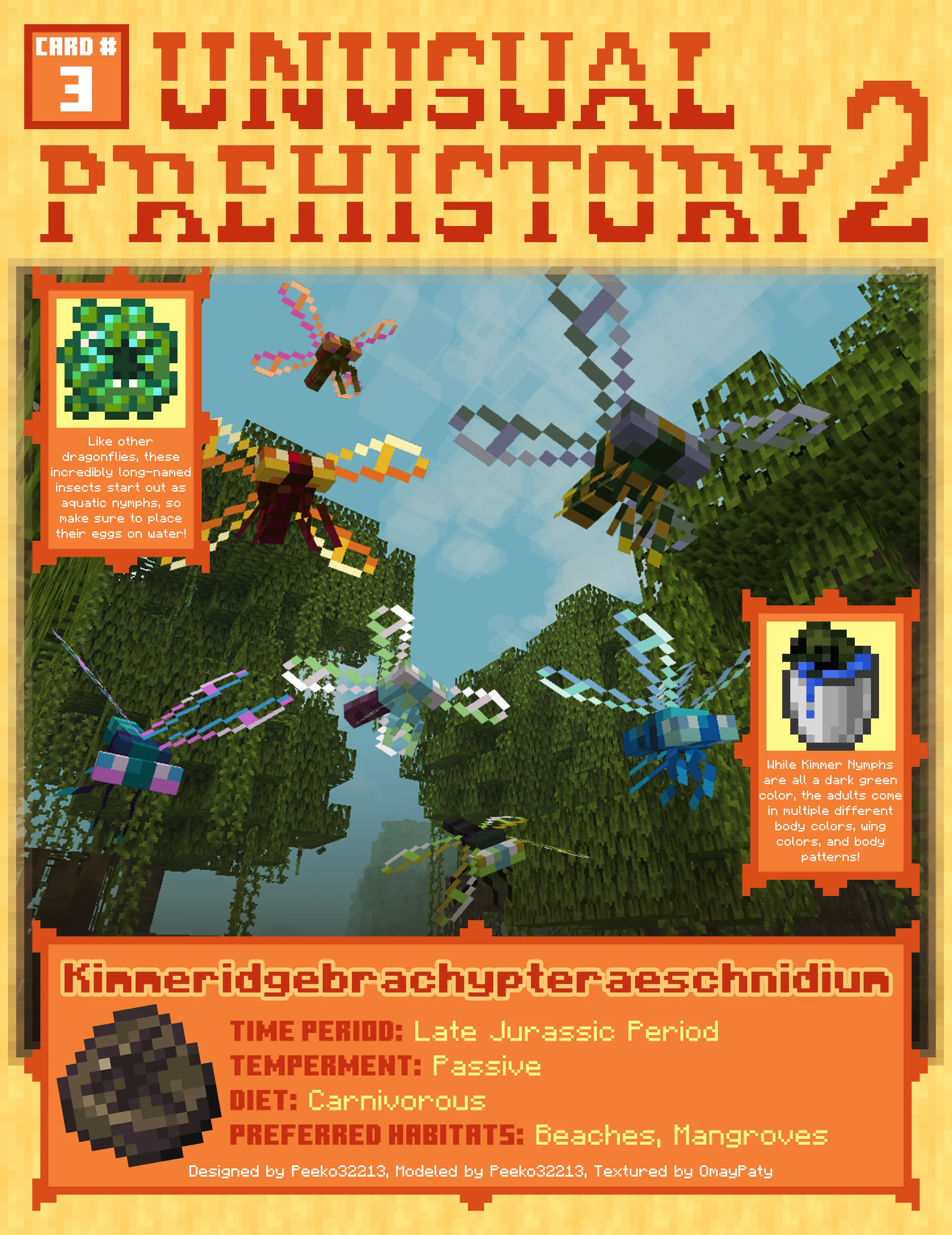 Unusual Prehistory 2, Моды, Minecraft