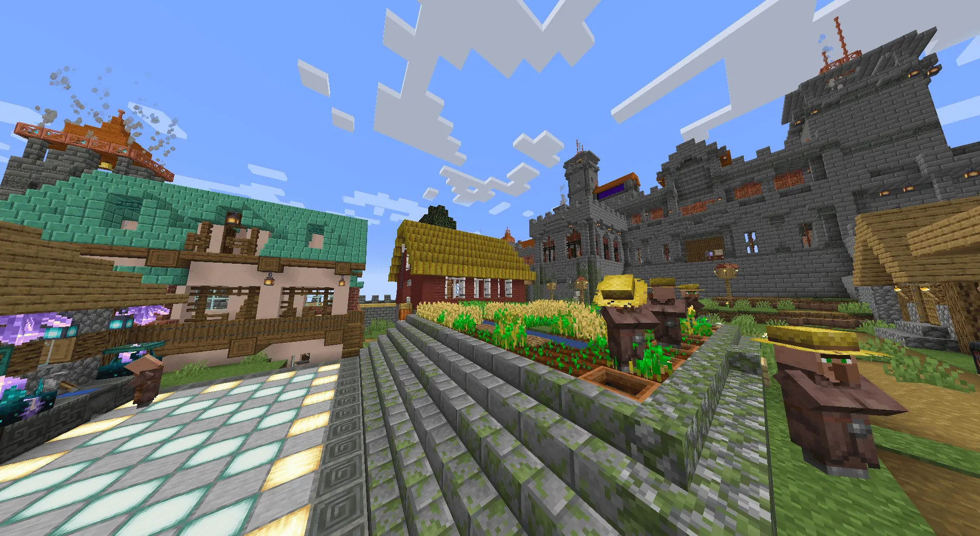 Amazing Castle -Town & Sewer, Карты, Minecraft