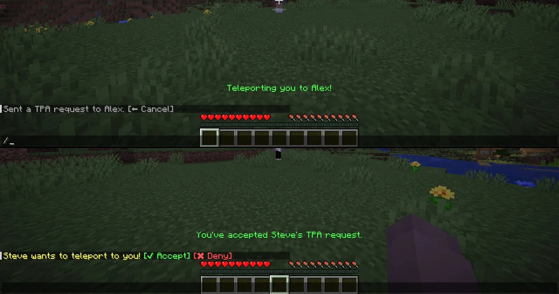 TPAsk — скриншот 4 (Плагины, Minecraft)