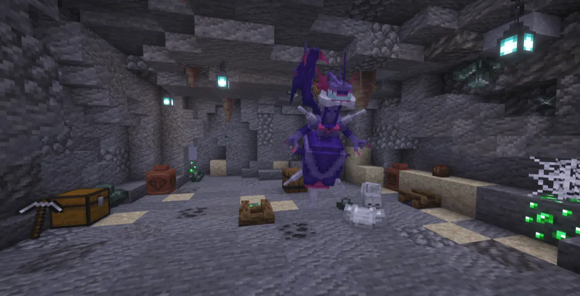 Professor Porker's Legendary Dungeons — скриншот 3 (Дата-паки, Minecraft)