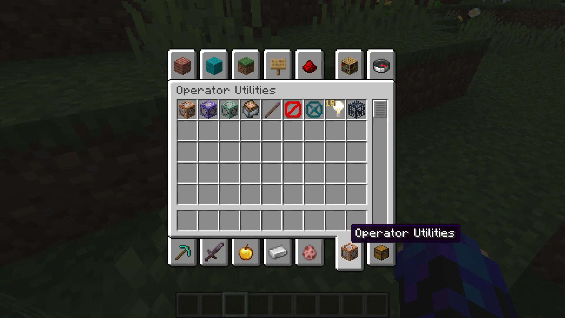 Creative Mode Utilities — скриншот 1 (Моды, Minecraft)