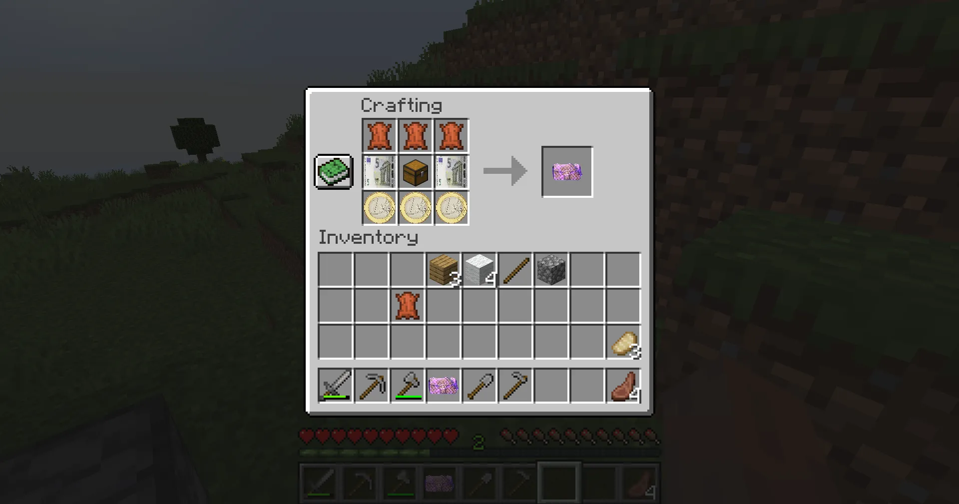 Project that adds euros by fabi, Моды, Minecraft