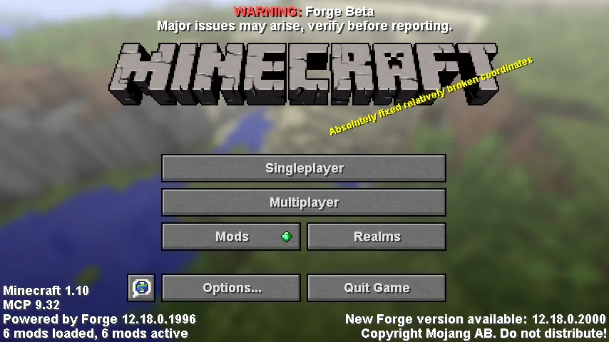 TrueType Font Replacement — скриншот 1 (Моды, Minecraft)