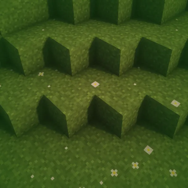 Better Grass - With flowers (No Optifine needed) — скриншот 2 (Текстуры, Minecraft)