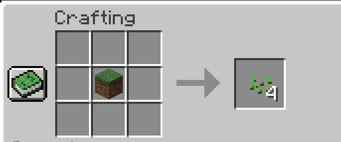 Grass To Seeds — скриншот 1 (Моды, Minecraft)