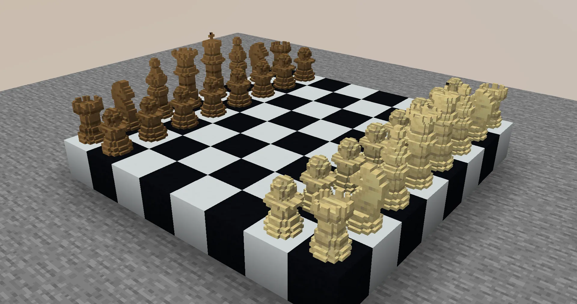 Chess models/figures, Текстуры, Minecraft