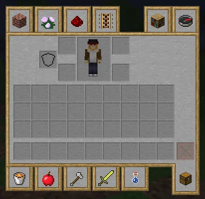 Wood and Stone GUI — скриншот 1 (Текстуры, Minecraft)