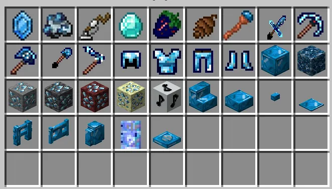 sapphire adventure, Моды, Minecraft
