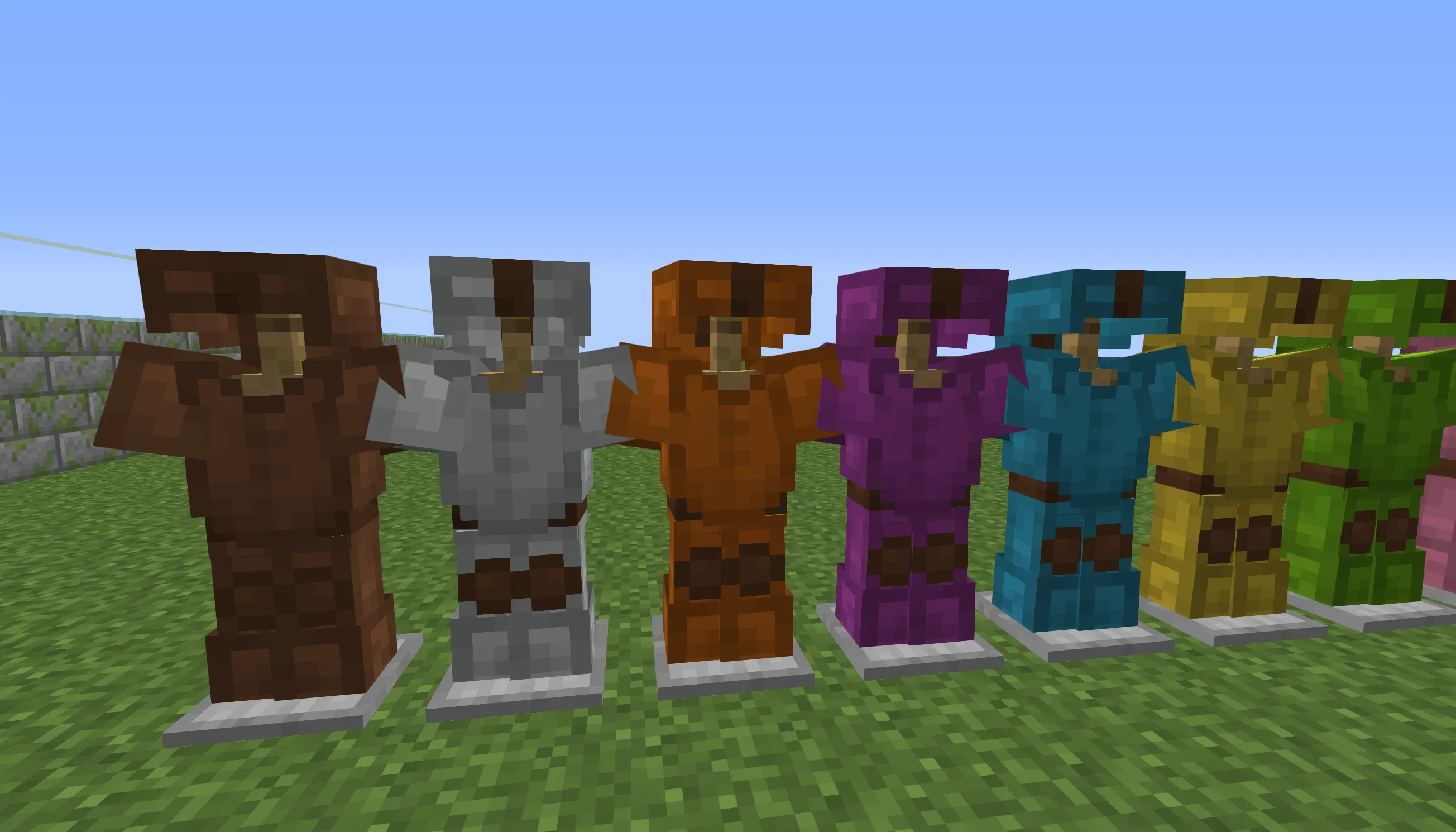 Leatherless Armor and Glasses — скриншот 1 (Текстуры, Minecraft)