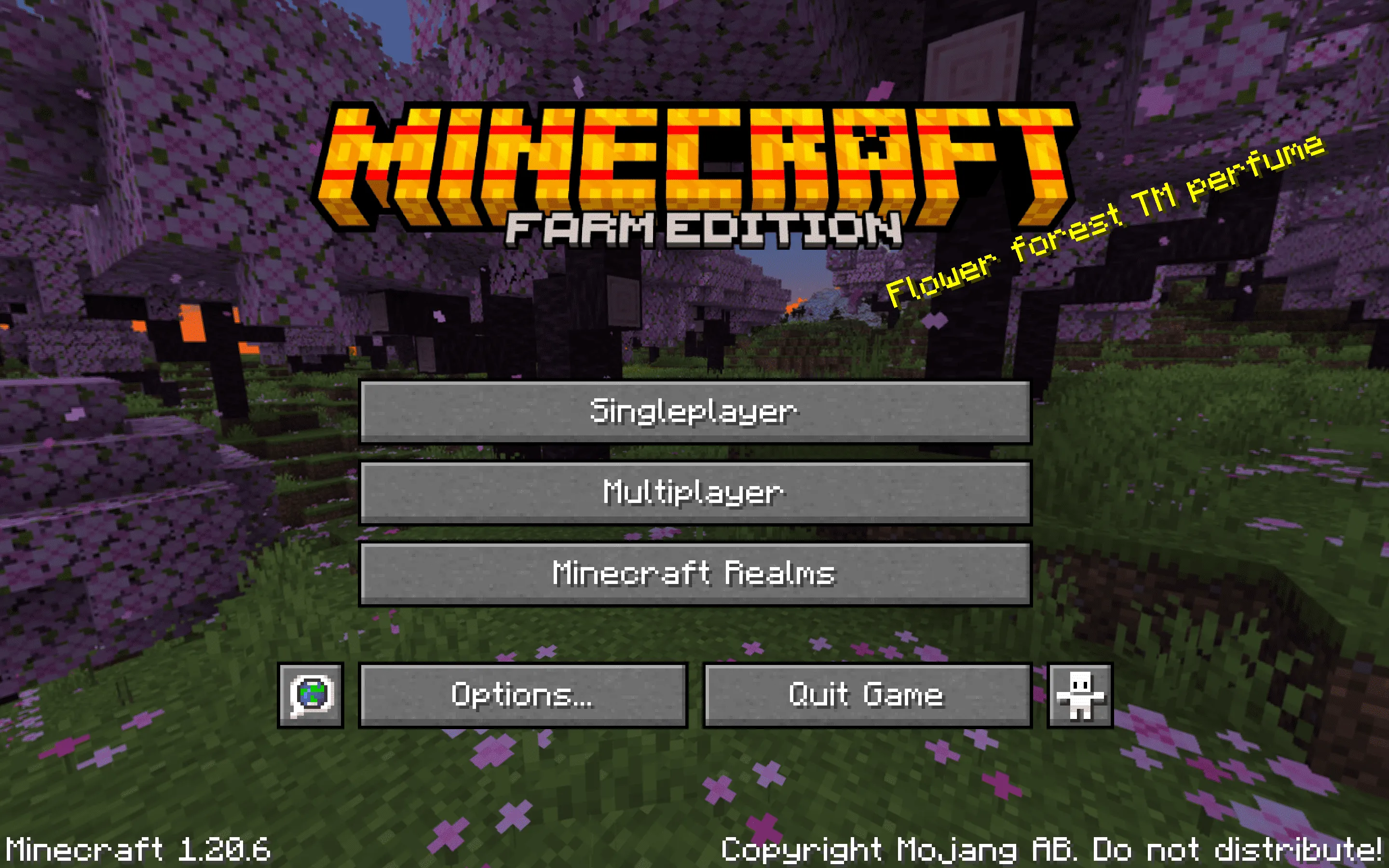 Farm Title Menu — скриншот 1 (Текстуры, Minecraft)