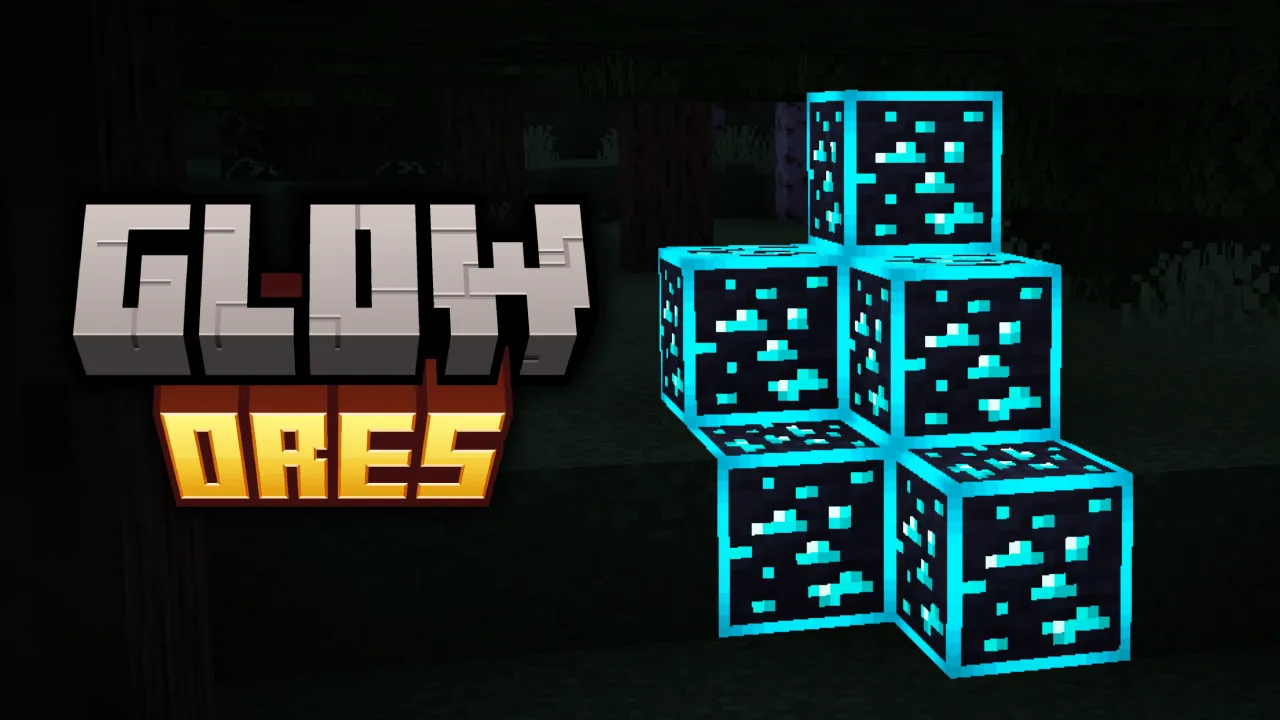 Glow Ores, Текстуры, Minecraft