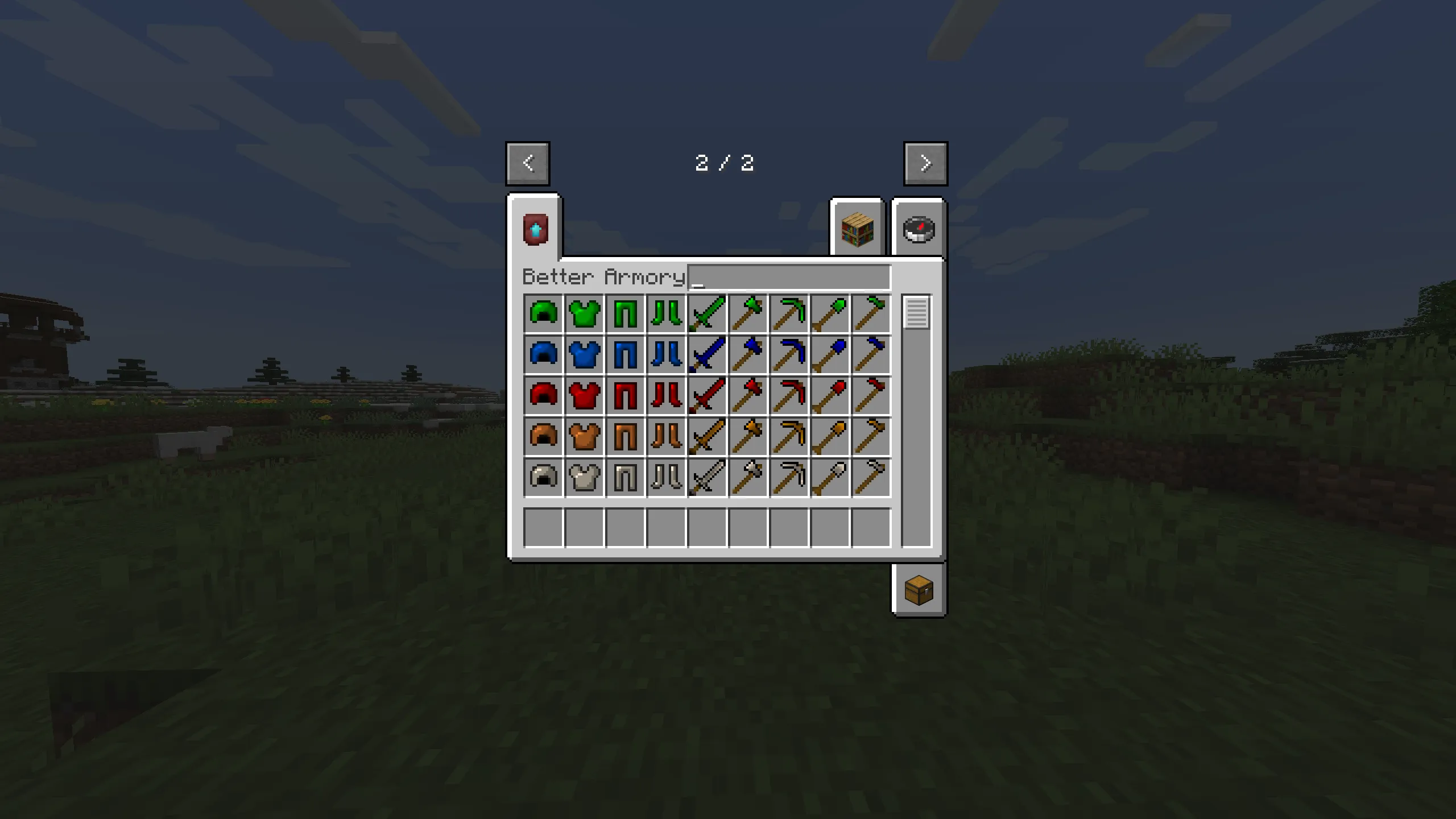 Better Armory X, Моды, Minecraft