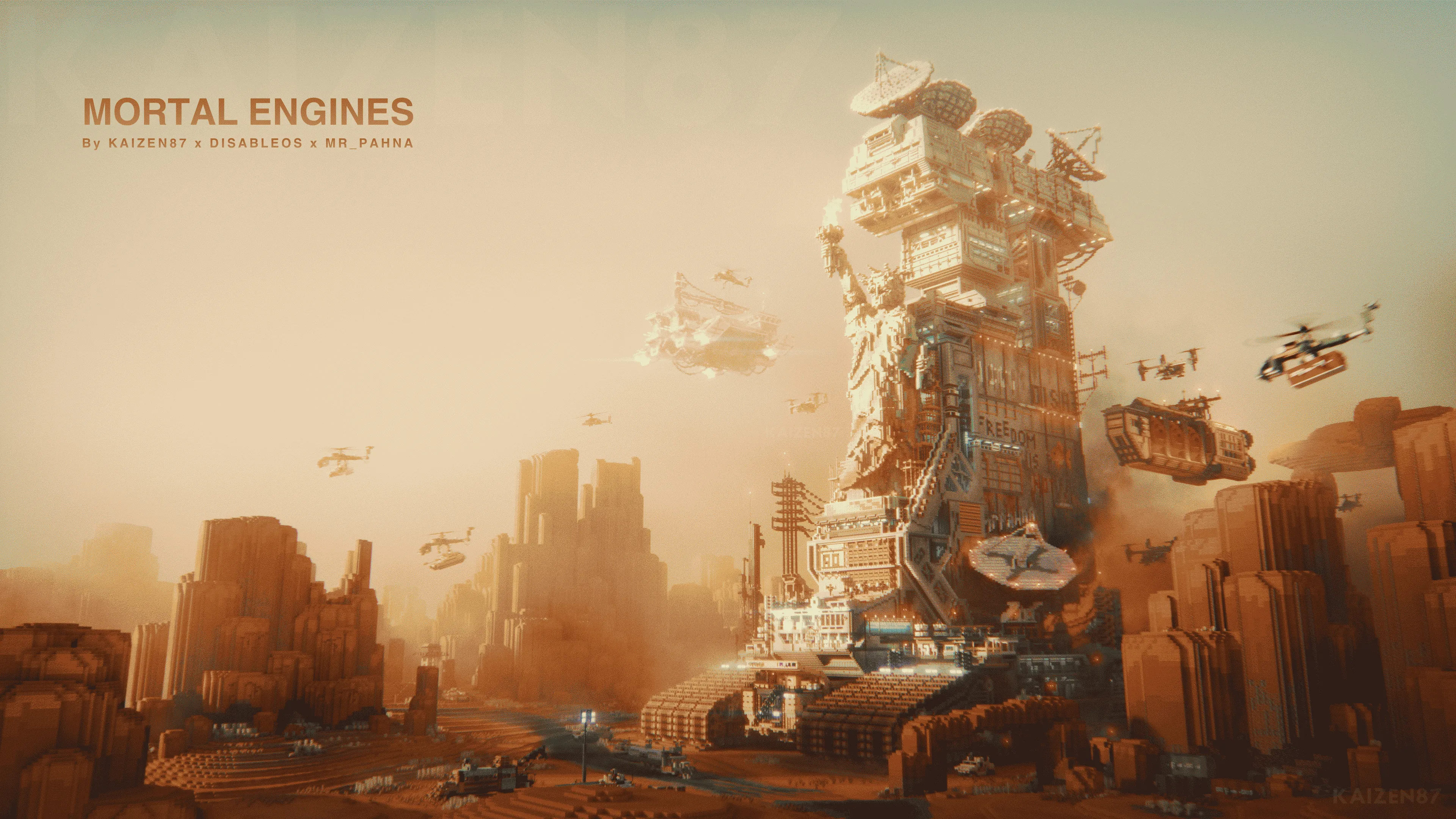 MORTAL ENGINES CITY — скриншот 1 (Карты, Minecraft)