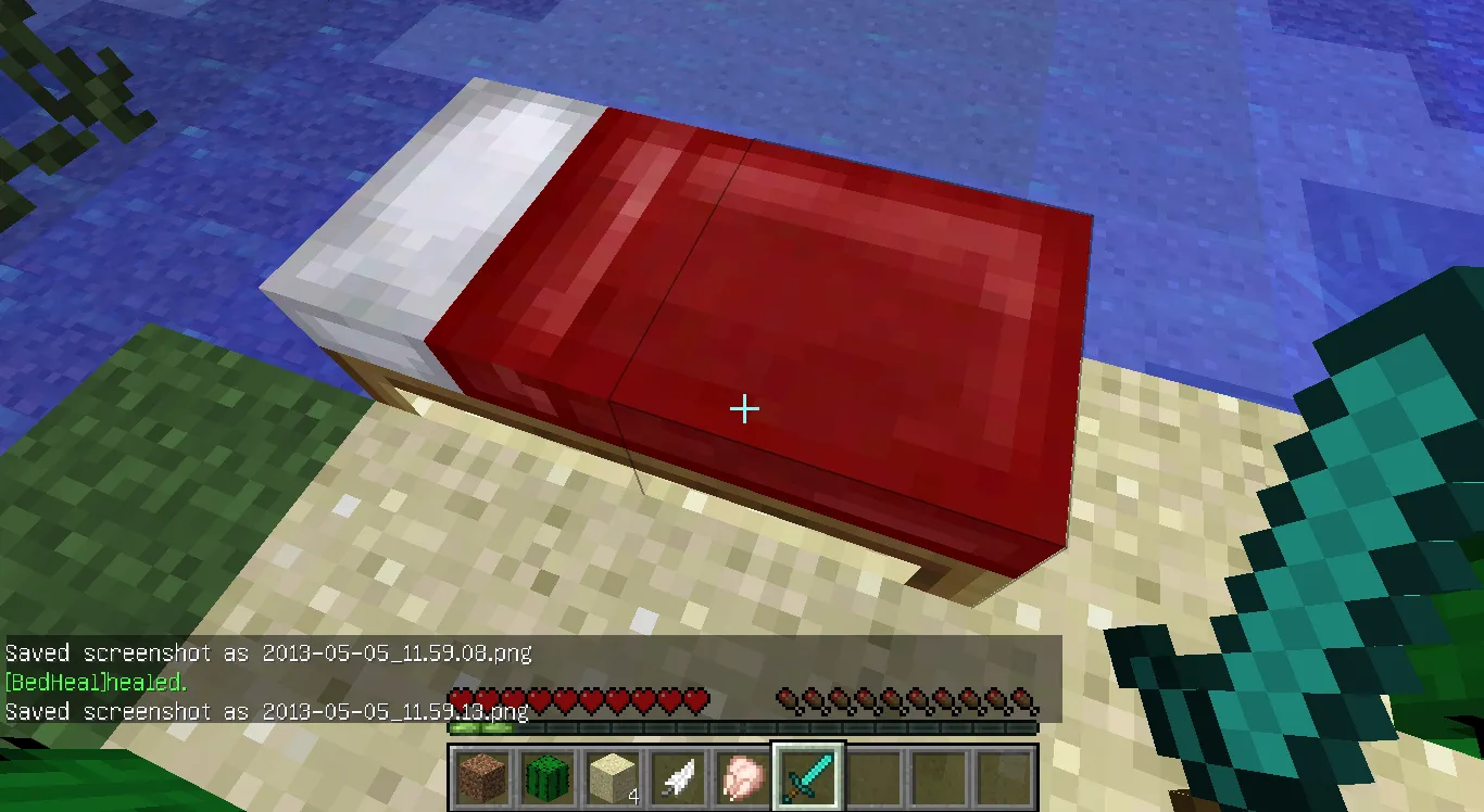 BedHeal, Плагины, Minecraft