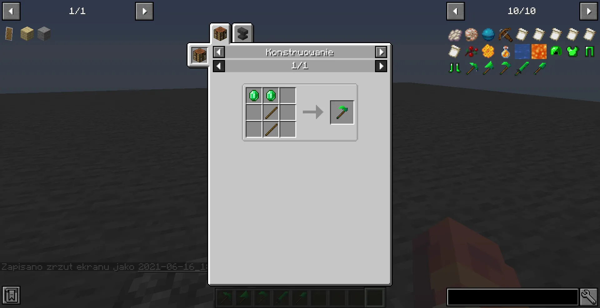 Emerald items: Armor and Tools, Моды, Minecraft
