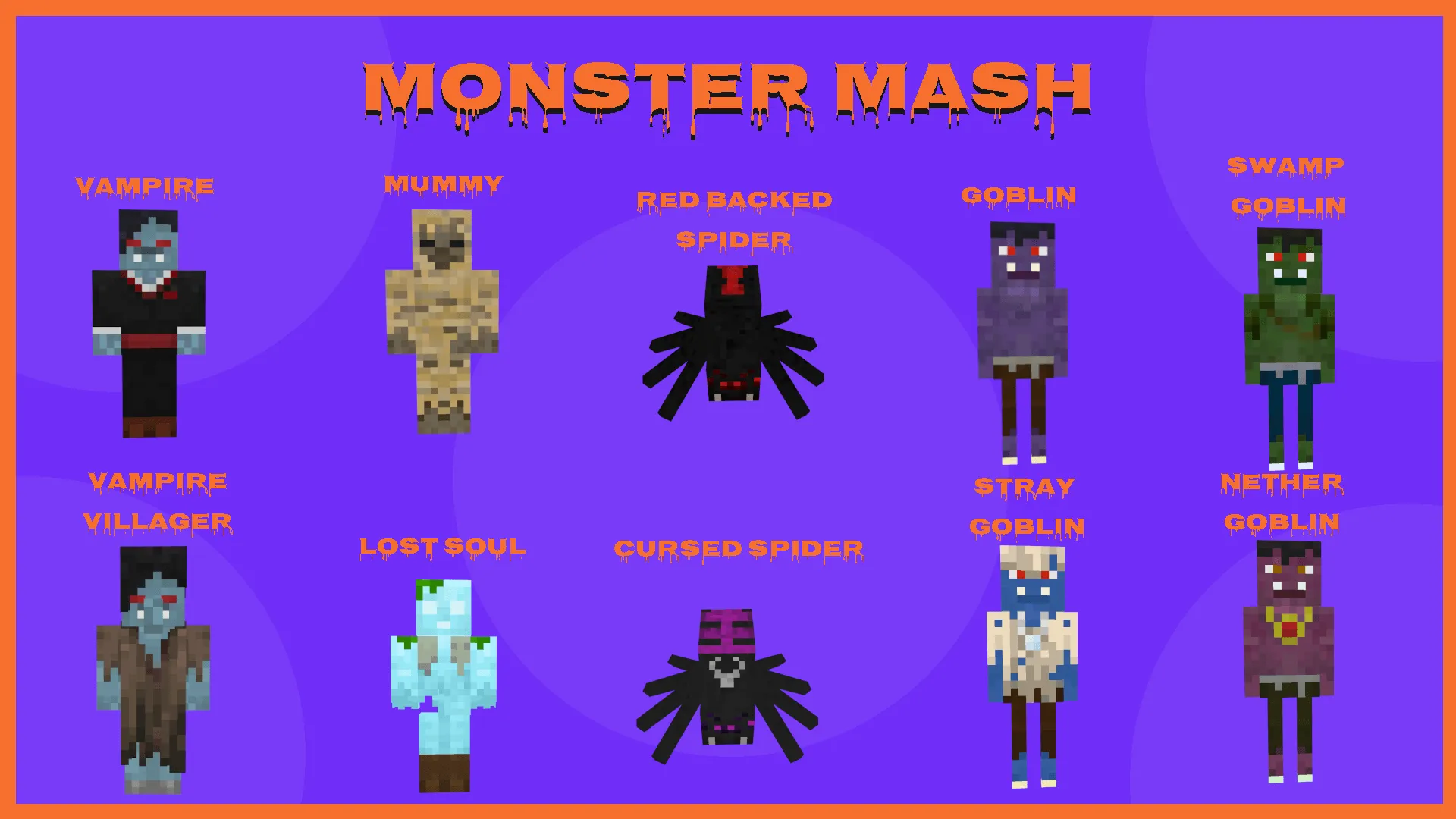 Monster Mash — скриншот 1 (Текстуры, Minecraft)