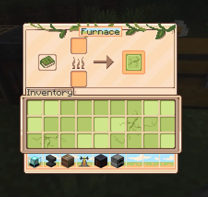 Solarpunk GUI, Текстуры, Minecraft