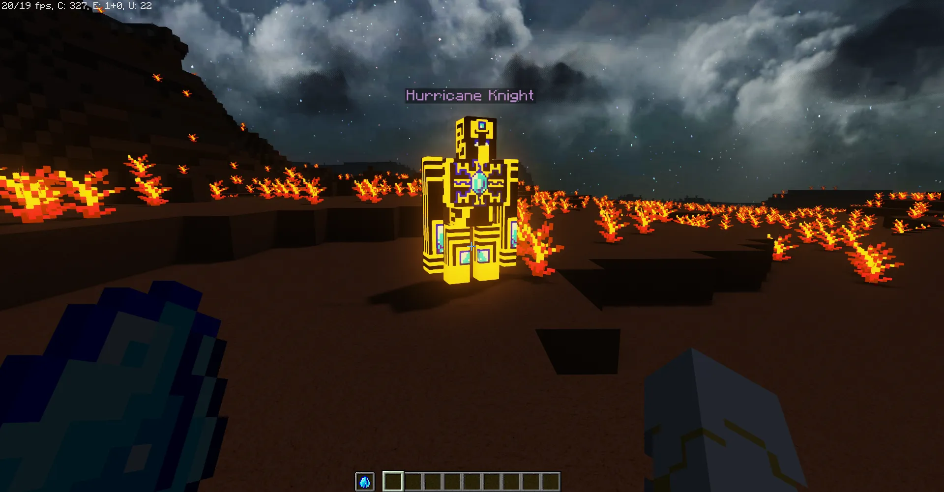 Hurricane Golem, Текстуры, Minecraft