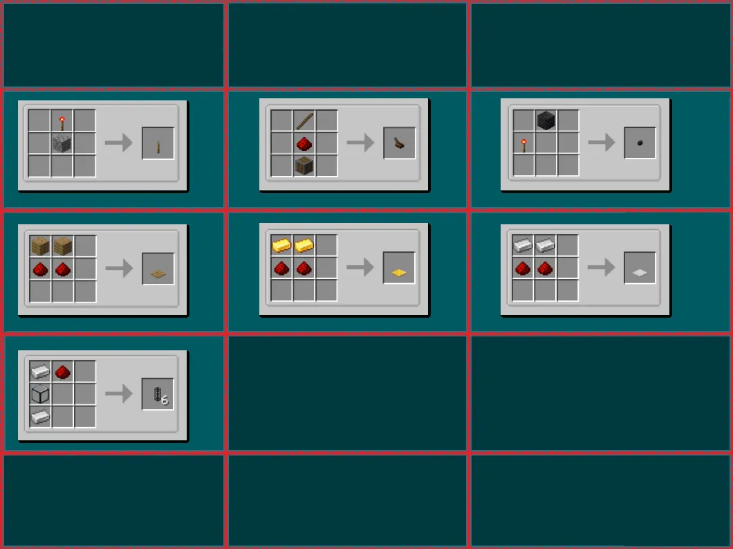 Requires Redstone (Immersive Redstone Recipes), Моды, Minecraft