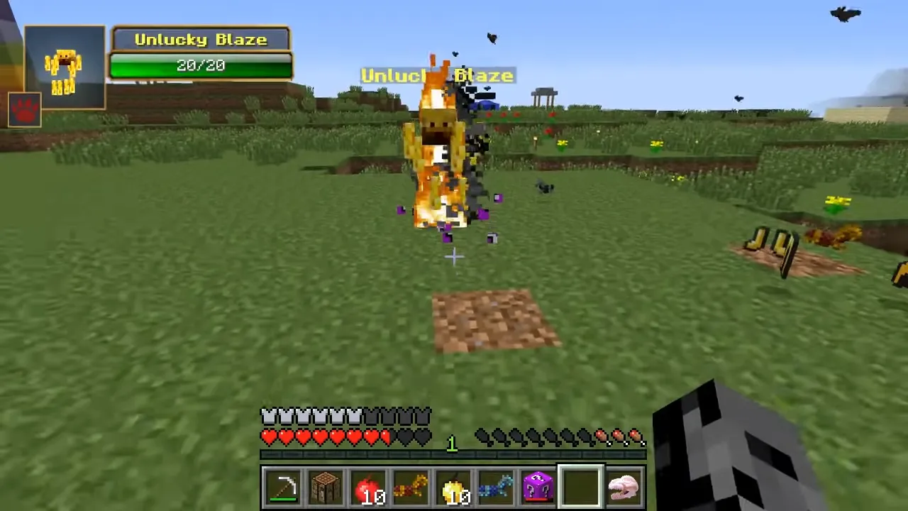 Purple Lucky Block, Кастомизации, Minecraft