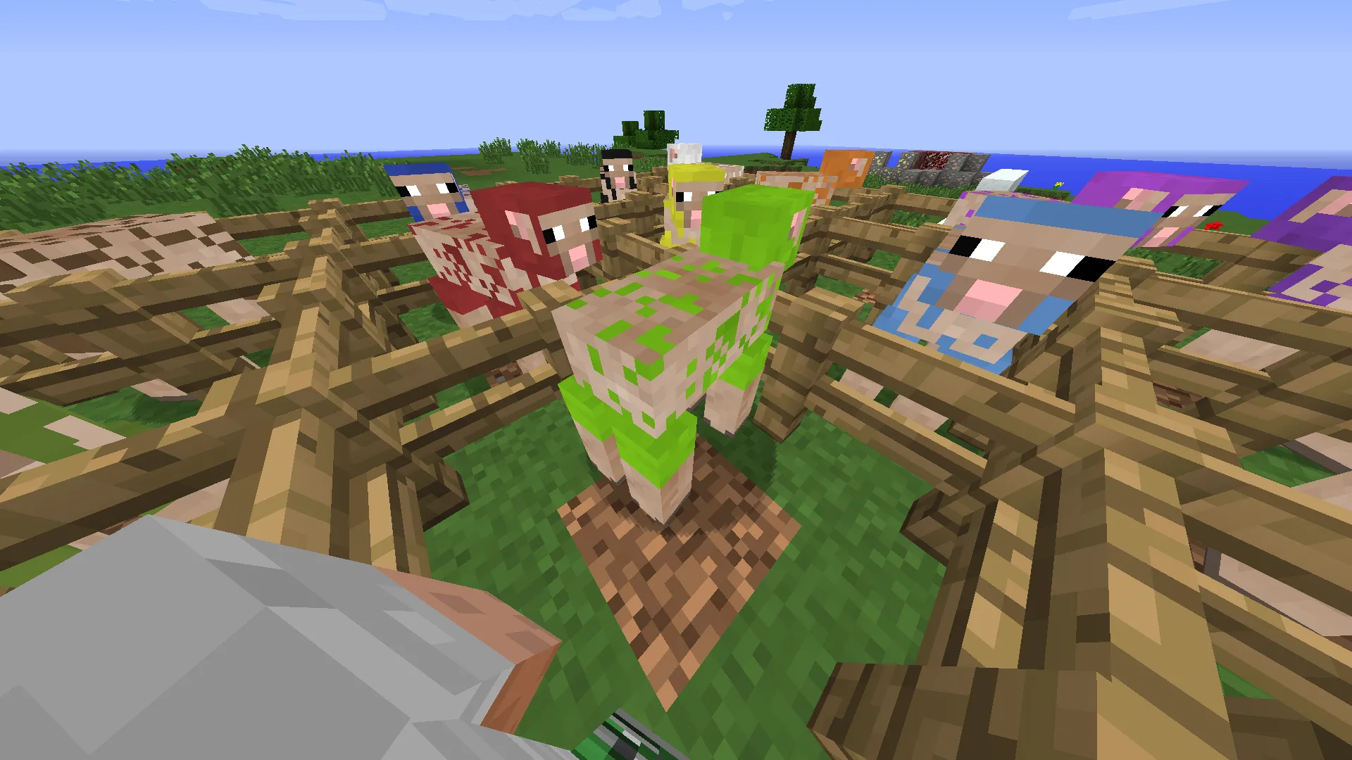 Colored Sheared Sheep — скриншот 1 (Моды, Minecraft)