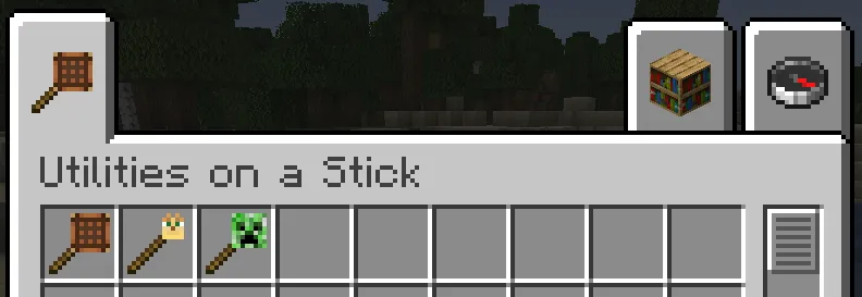 Utilities on a Stick — скриншот 1 (Моды, Minecraft)