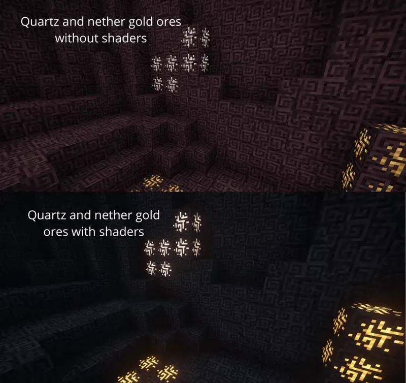 Emissive Ores for Mizuno's 16 — скриншот 4 (Текстуры, Minecraft)