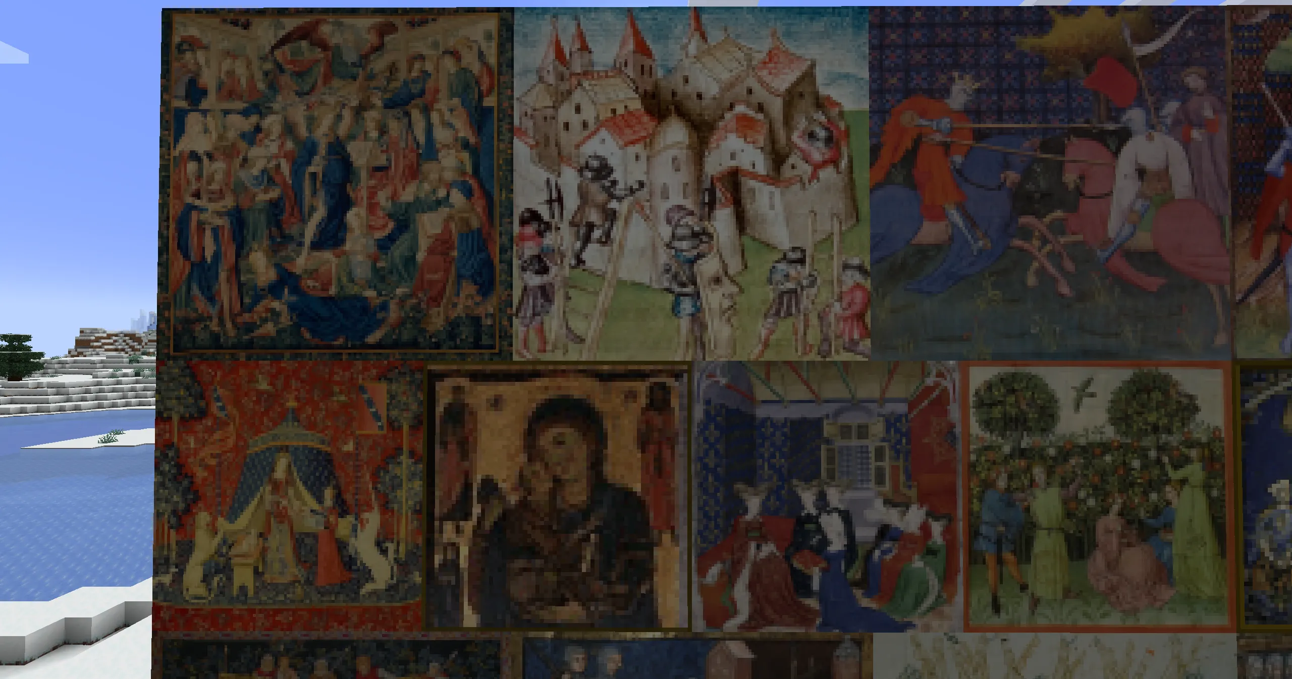 Authentic Medieval Artwork — скриншот 3 (Текстуры, Minecraft)