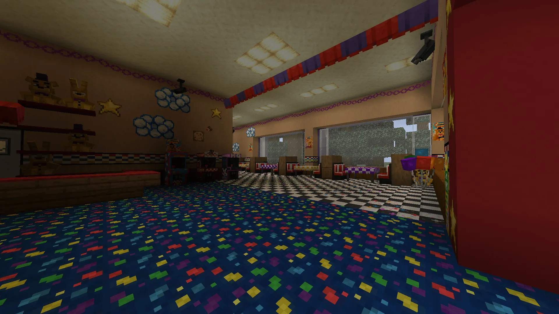 Fredbear's Family Diner Map, Карты, Minecraft