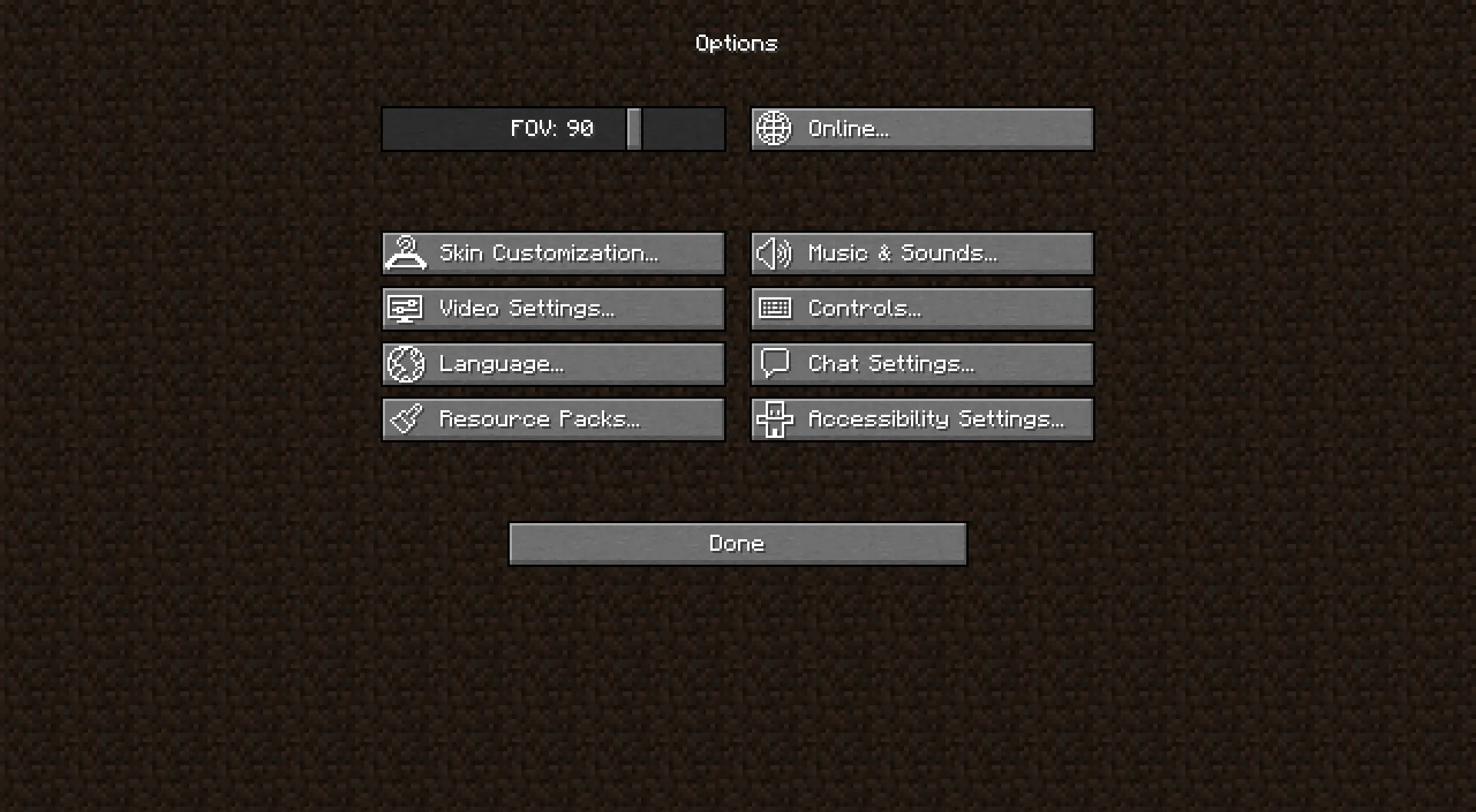 Icons - Simple Menus — скриншот 2 (Текстуры, Minecraft)
