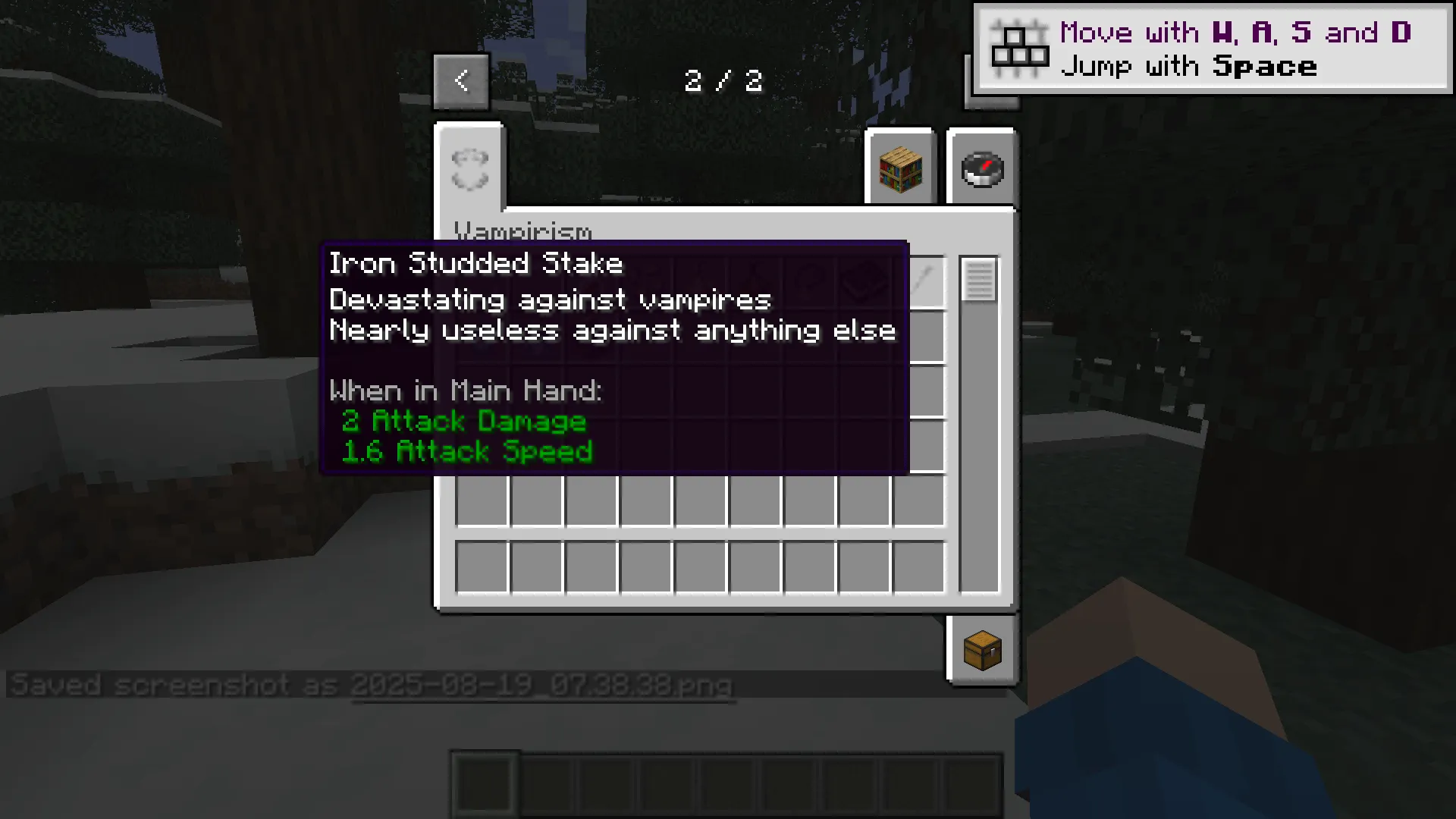 Subversive Vampires, Моды, Minecraft