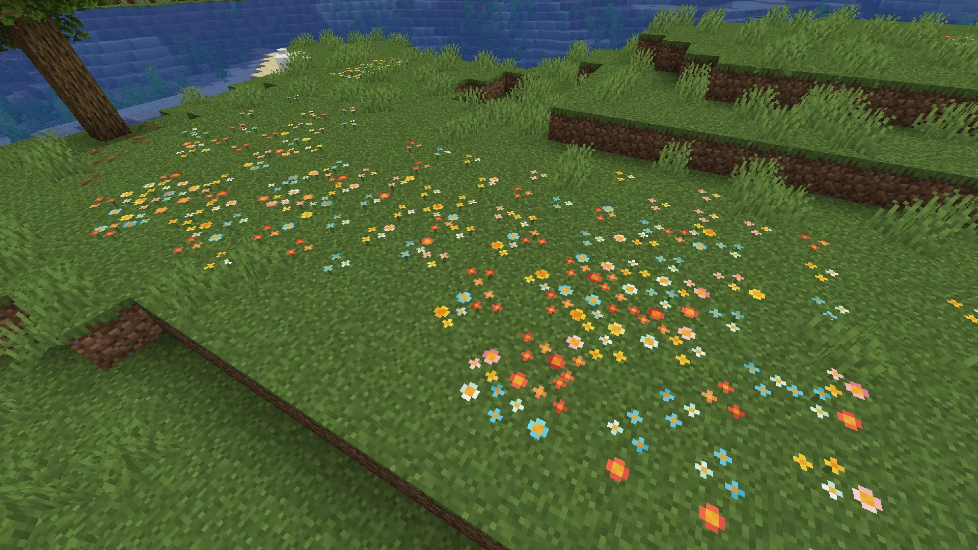 Wisp's Colourful Wildflowers — скриншот 1 (Текстуры, Minecraft)