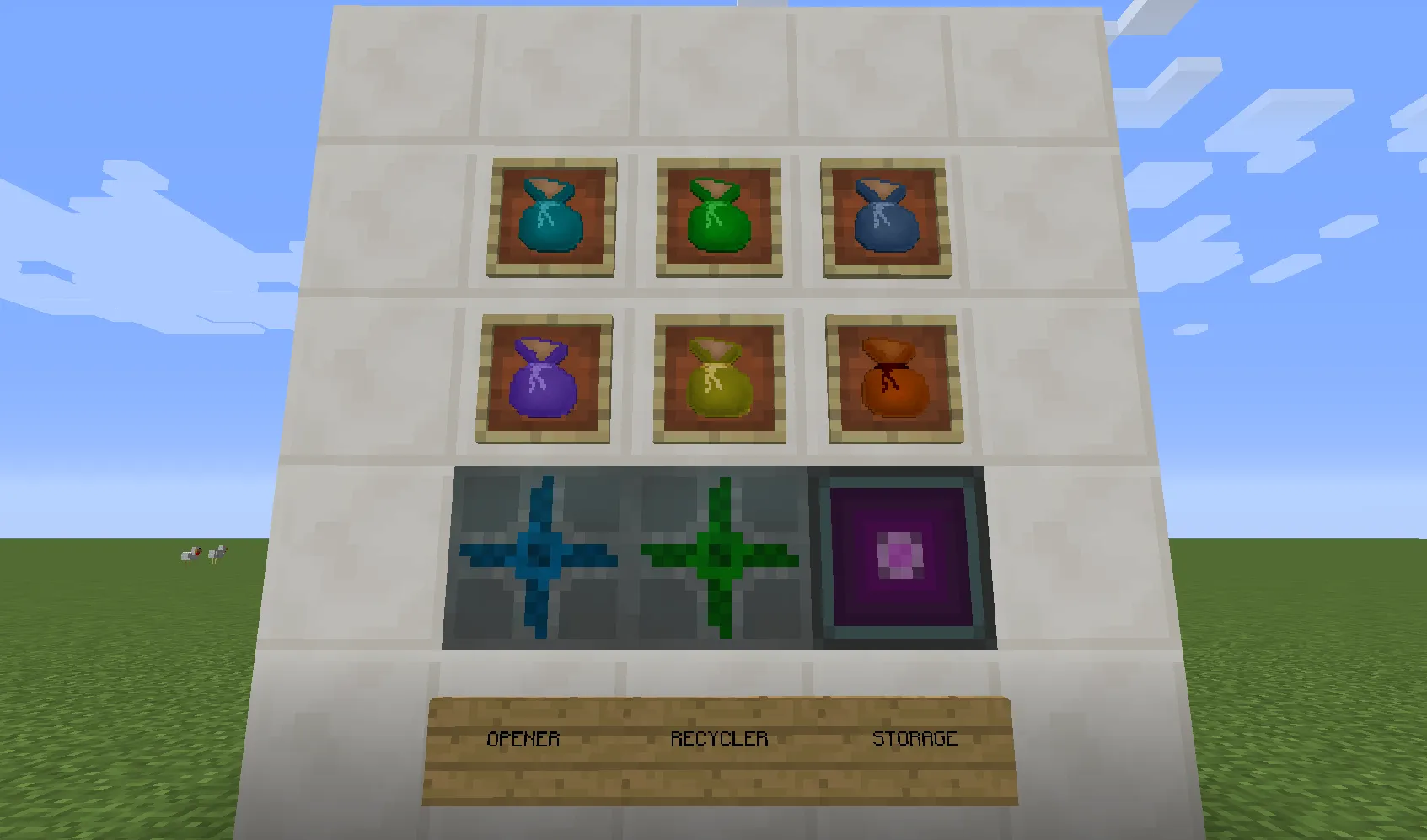 FancyBags, Текстуры, Minecraft
