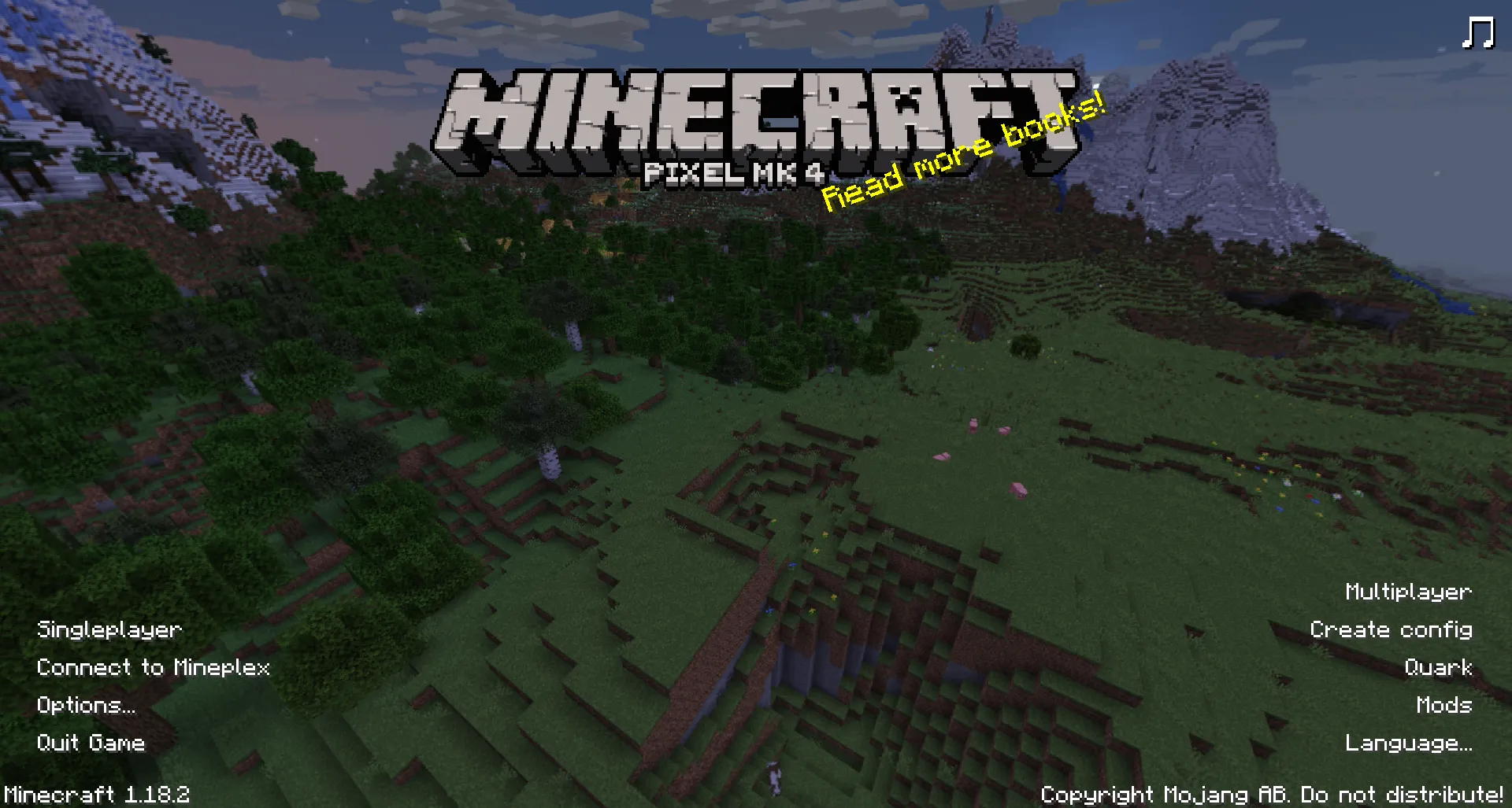 Pixel MK Menu, Моды, Minecraft