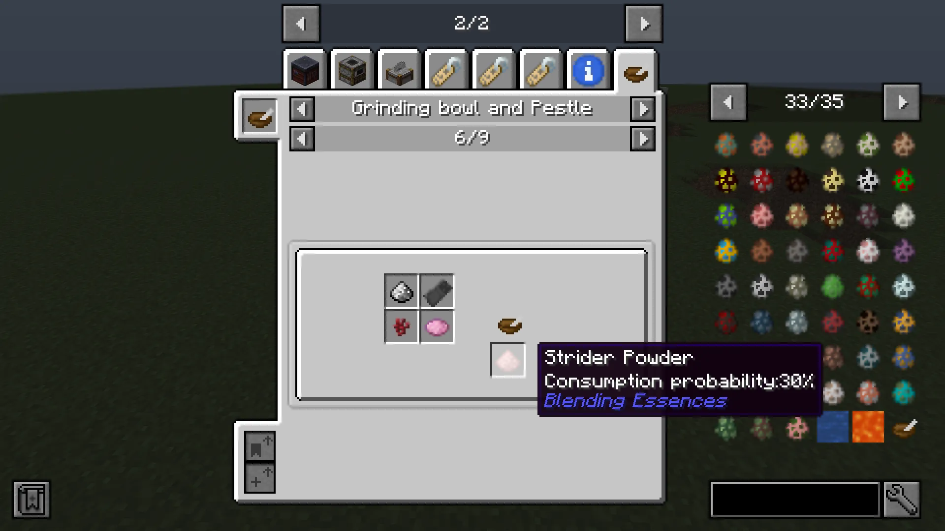 Blend and Essence, Моды, Minecraft