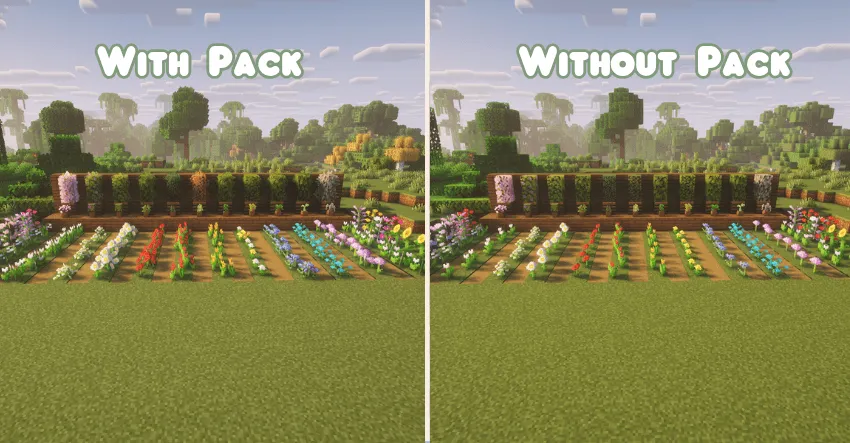 Lusher Foliage, Текстуры, Minecraft