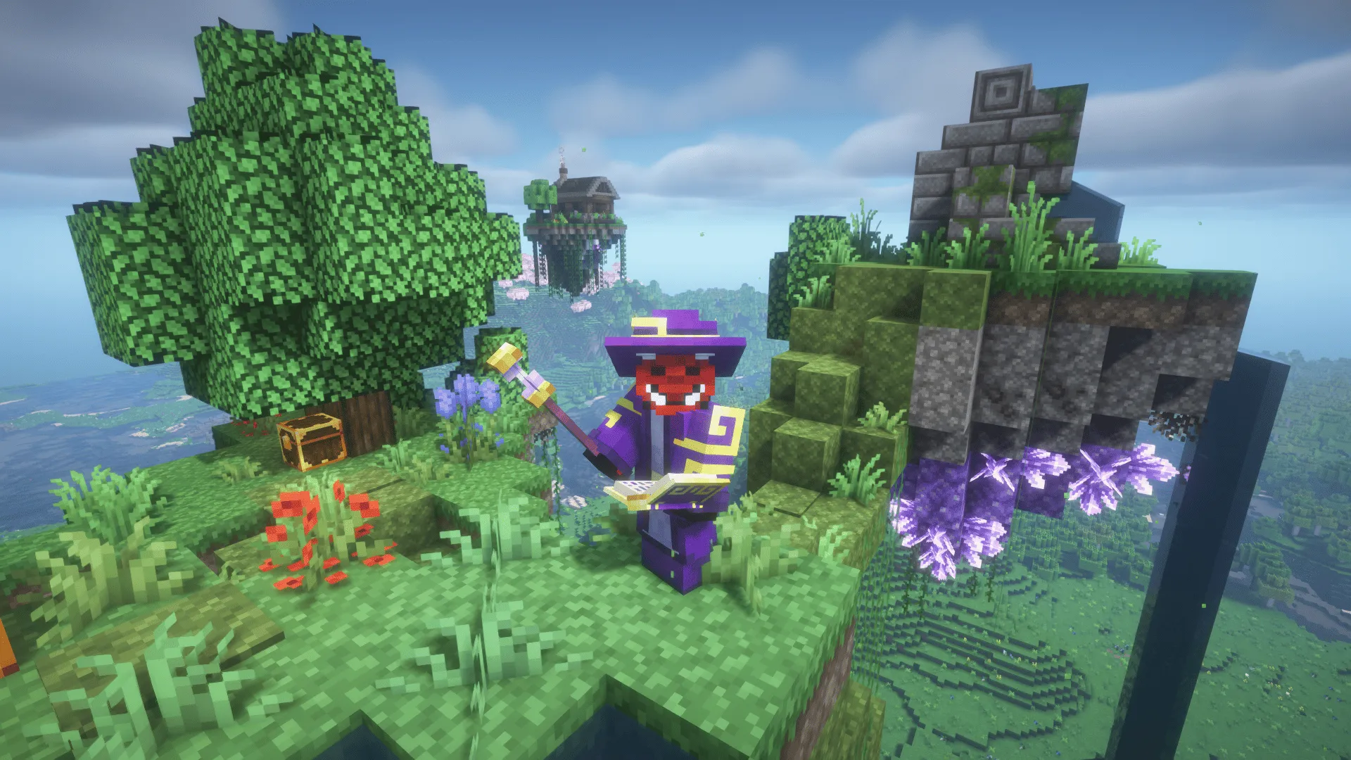 Adventures of a magician - magician RPG — скриншот 5 (Модпаки, Minecraft)