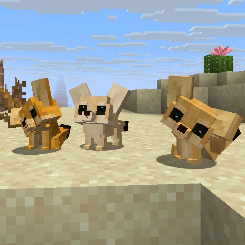 Animal Garden - Fennec Fox — скриншот 1 (Моды, Minecraft)