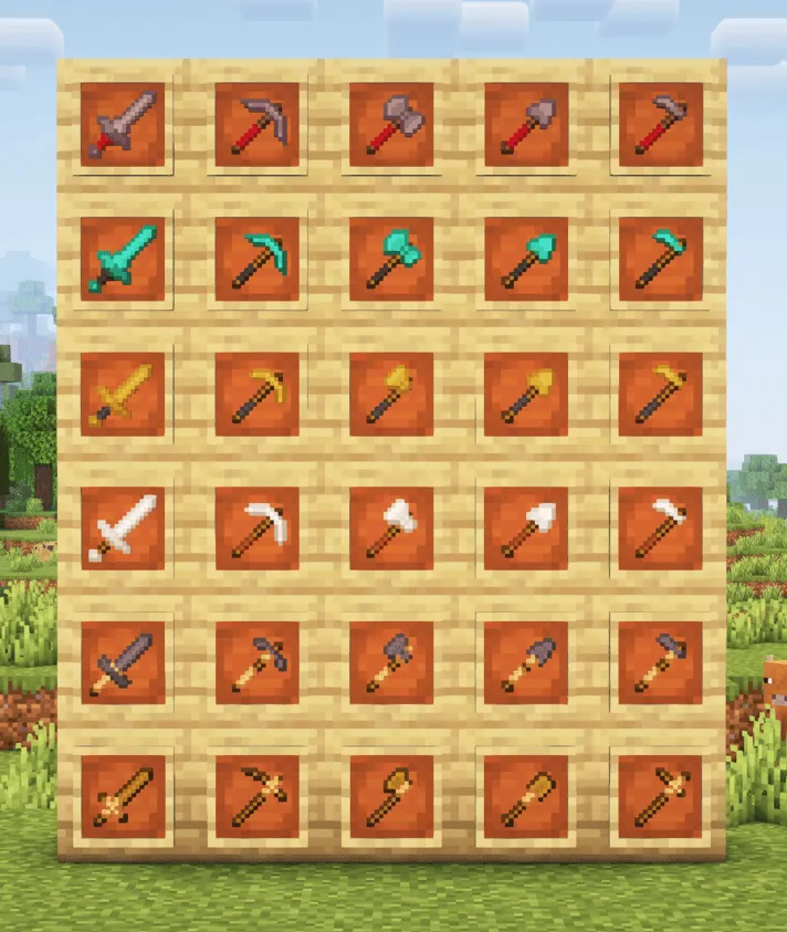 Refreshed Tools & Extras — скриншот 1 (Текстуры, Minecraft)