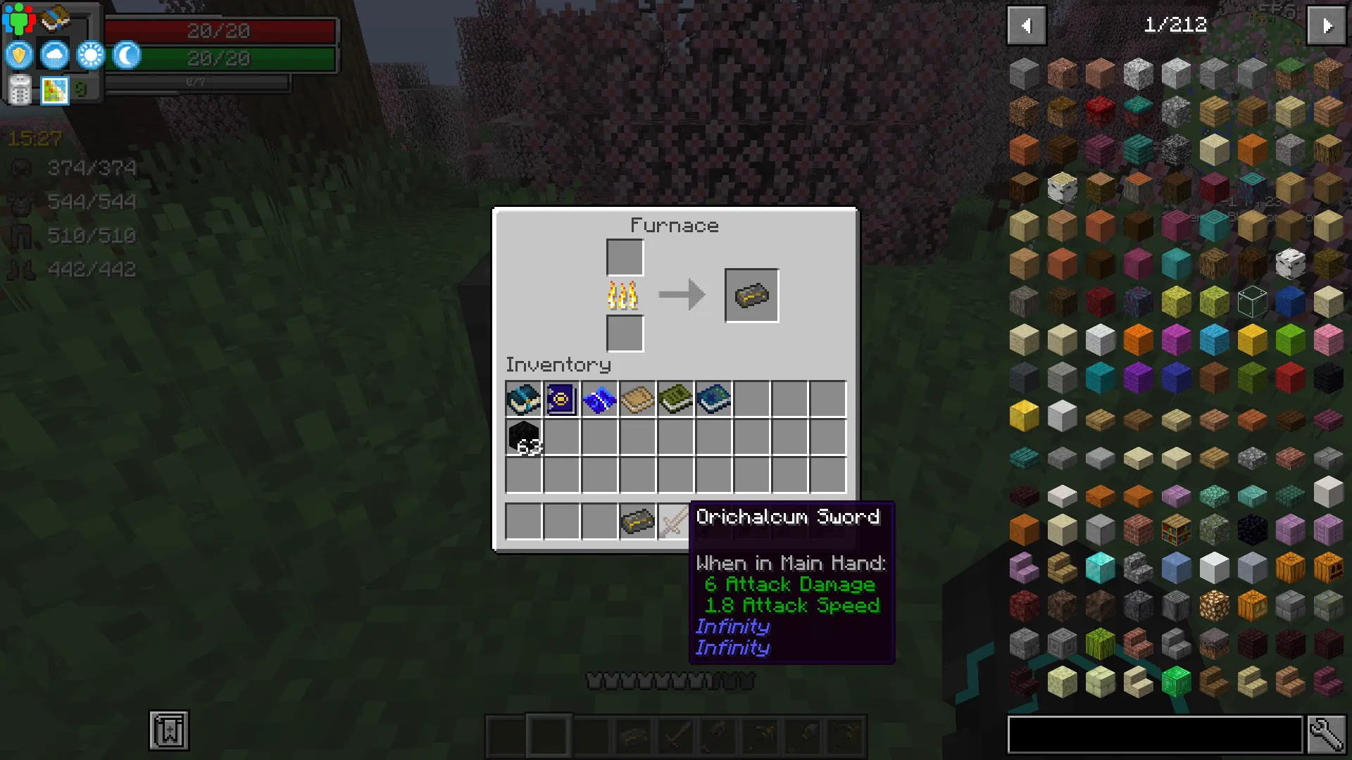 InfinityOrichalcum, Моды, Minecraft