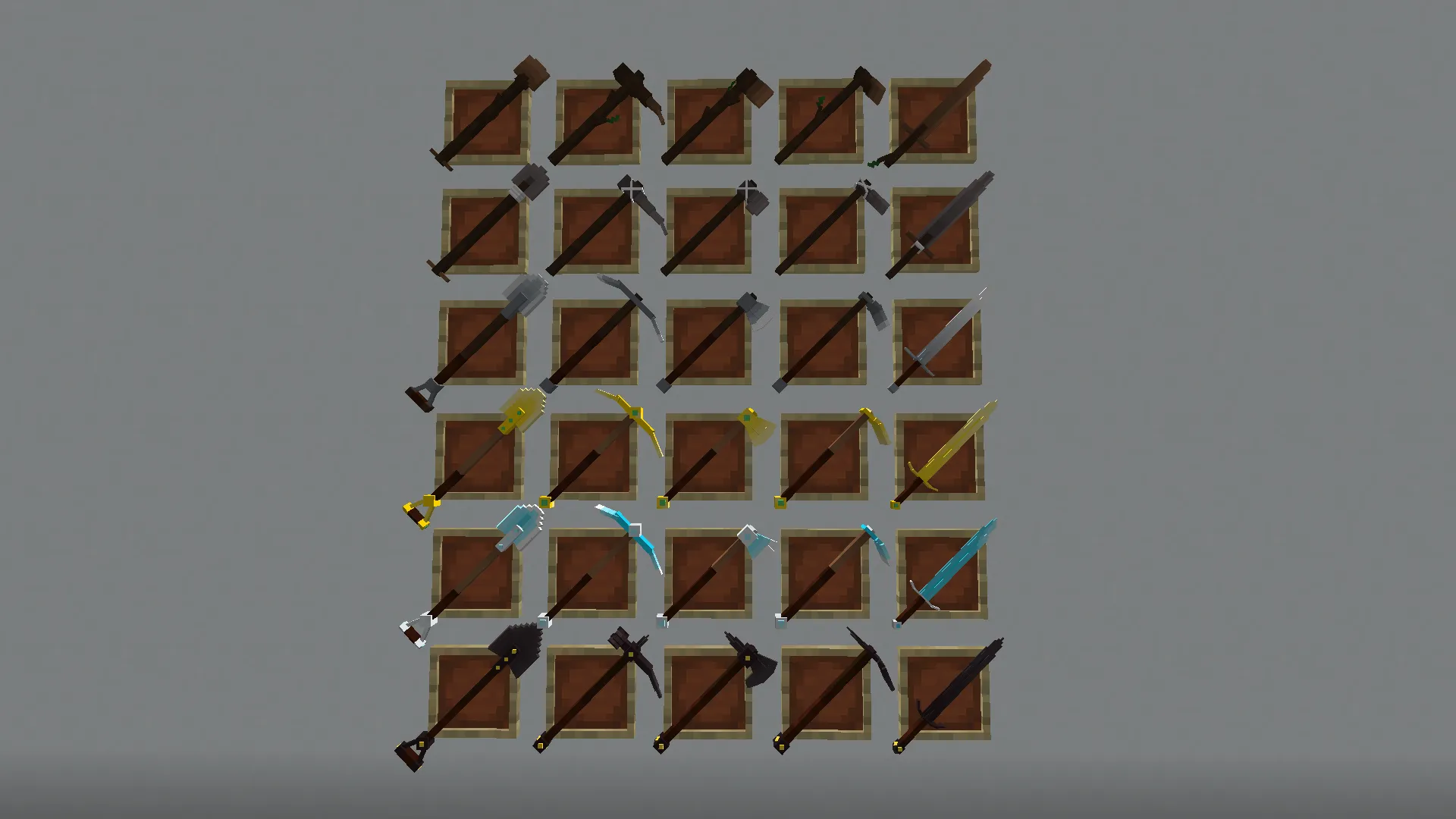 Shaw's 3D Equipment, Текстуры, Minecraft