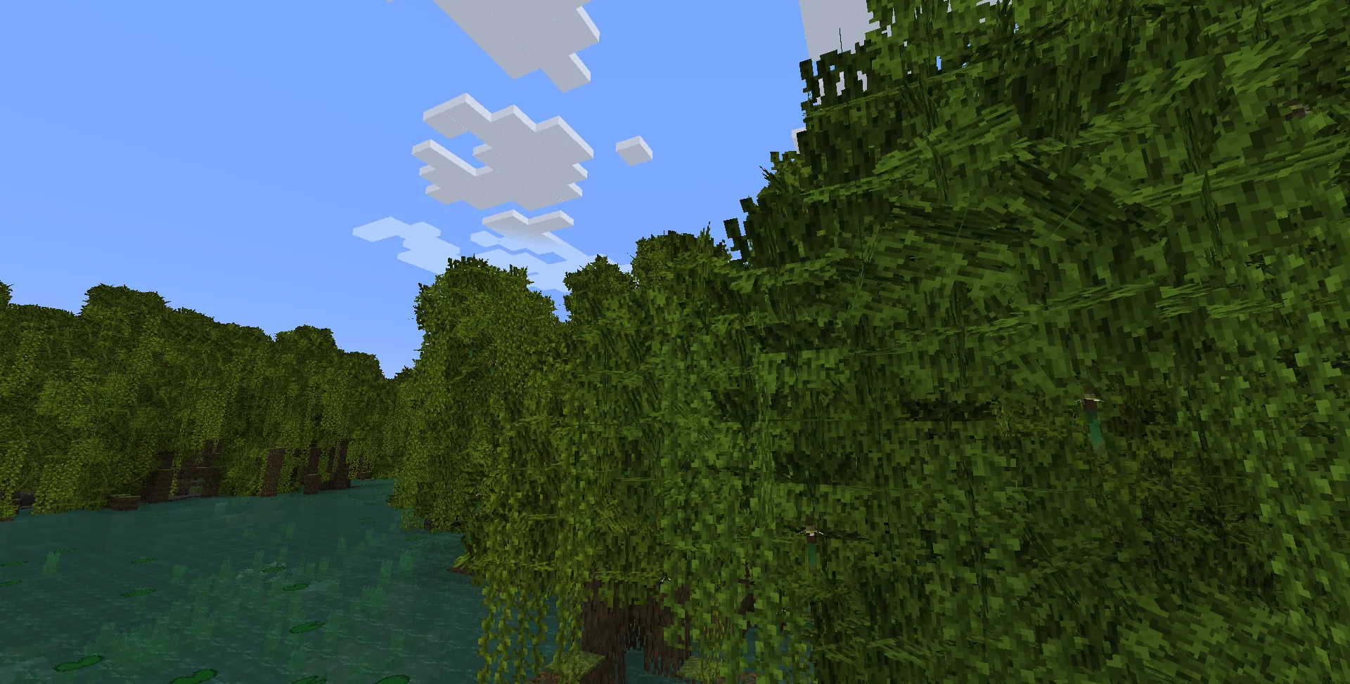 Qzimyion's Fluffier Leaves — скриншот 3 (Текстуры, Minecraft)