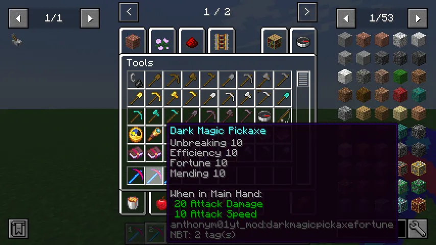 Dark Magic Mod, Моды, Minecraft