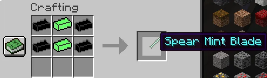 SpearMint Craft, Моды, Minecraft