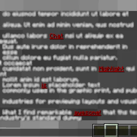 Chat Highlight — скриншот 1 (Моды, Minecraft)